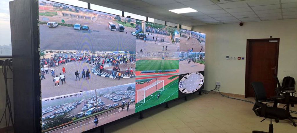 Security monitoring screens